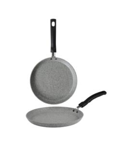 Patelnia granitowa 28cm do naleśników Dura Induction gr.3,5mm DUICR2830 Flonal