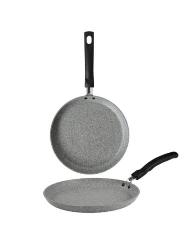 Patelnia granitowa 28cm do naleśników Dura Induction gr.3,5mm DUICR2830 Flonal