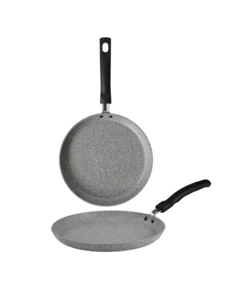 Patelnia granitowa 28cm do naleśników Dura Induction gr.3,5mm DUICR2830 Flonal