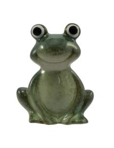 Figurka Żaba 14x16cm ceramiczna