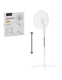 Wentylator stojący biały FAN4218 45W