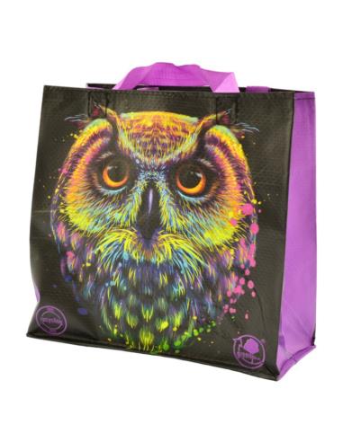 Torba na zakupy PP Sowa 25x25x12cm