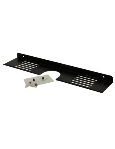 Półka łazienkowa 1-poziomowa 50x10,5cm czarna