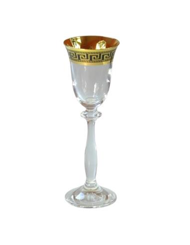 Kieliszki do likieru 60ml 6szt Angela Verso zdobione Bohemia