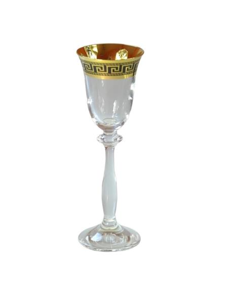 Kieliszki do likieru 60ml 6szt Angela Verso zdobione Bohemia
