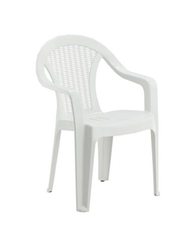 Krzesło ogrodowe białe 56x42x78cm 3747