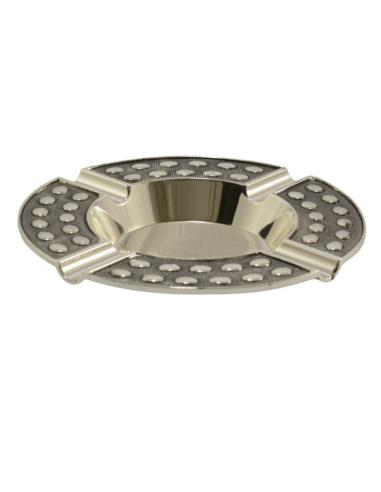 Popielniczka plater/srebro 12,5cm 462-2286
