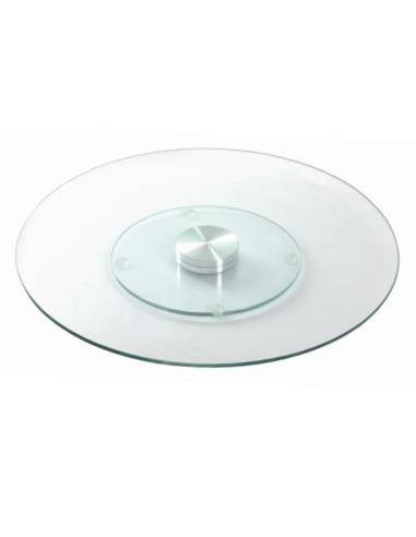 Patera szklana 30cm obrotowa Susan