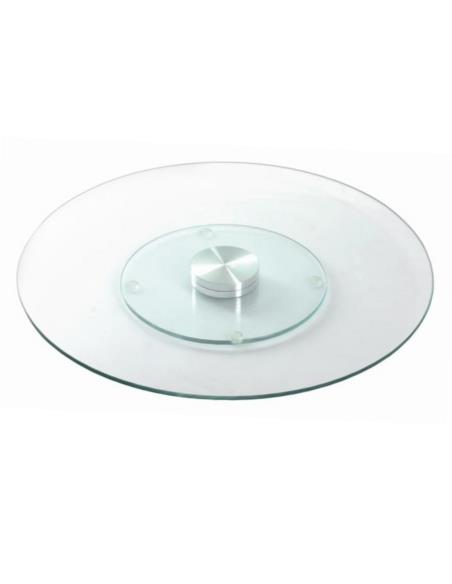 Patera szklana 30cm obrotowa Susan