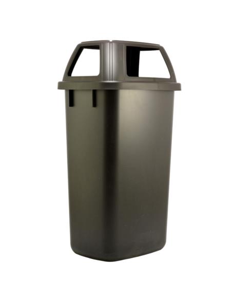 Kosz do segregacji śmieci Big Bin 90L czarny