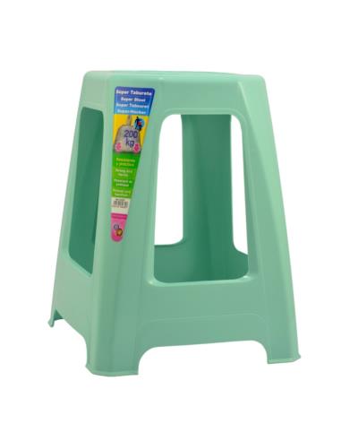 Taboret plastikowy 46x29x26cm zielony