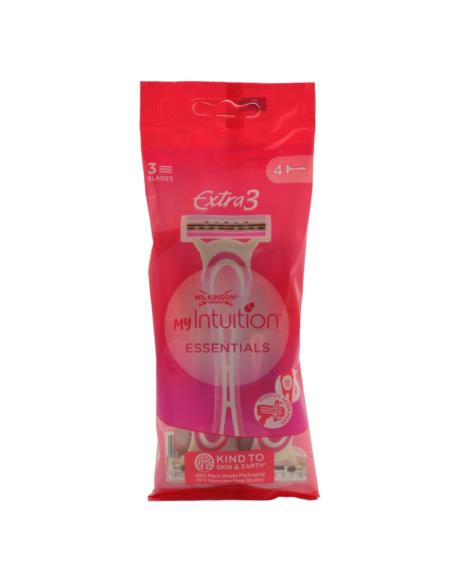 Maszynki do golenia Wilkinson Sword My Intuition Extra3 Essentials 4 szt