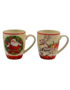 Kubek ceramiczny 360ml Navidad świąteczny mix