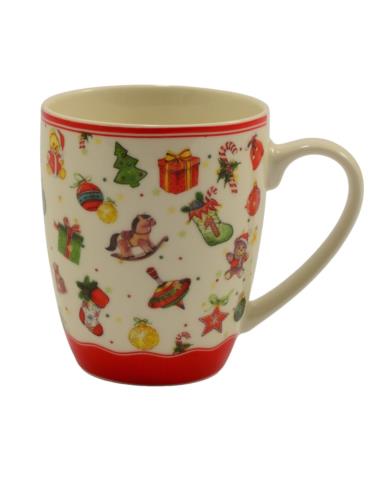 Kubek ceramiczny 360ml Navidad świąteczny mix