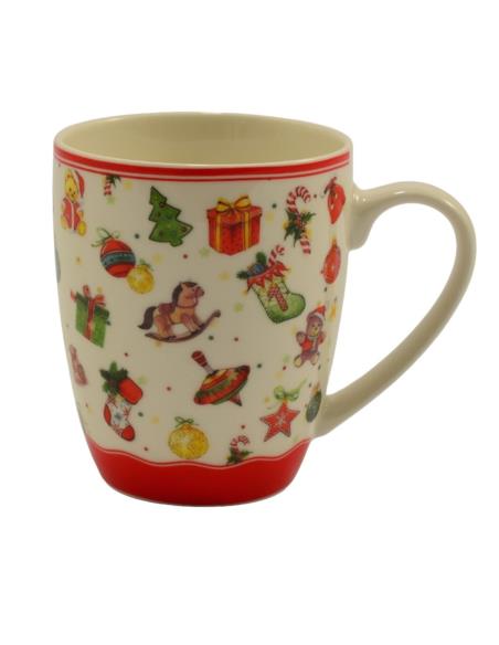 Kubek ceramiczny 360ml Navidad świąteczny mix