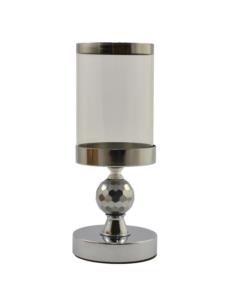Lampion metal/szkło 26,5x11cm LCS23-1 mix 2