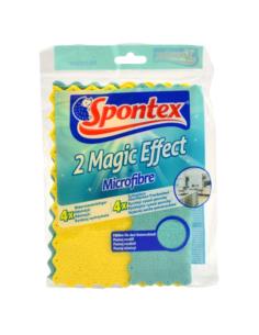 Ściereczki 2 sztuki Spontex Megic Effect mikrofibra