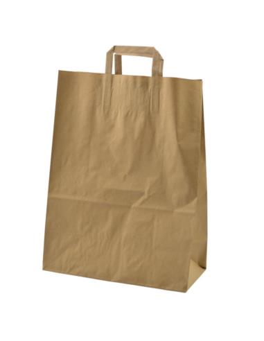 Torba na zakupy Eco papierowa brąz 32x16x41cm
