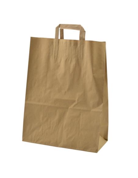 Torba na zakupy Eco papierowa brąz 32x16x41cm