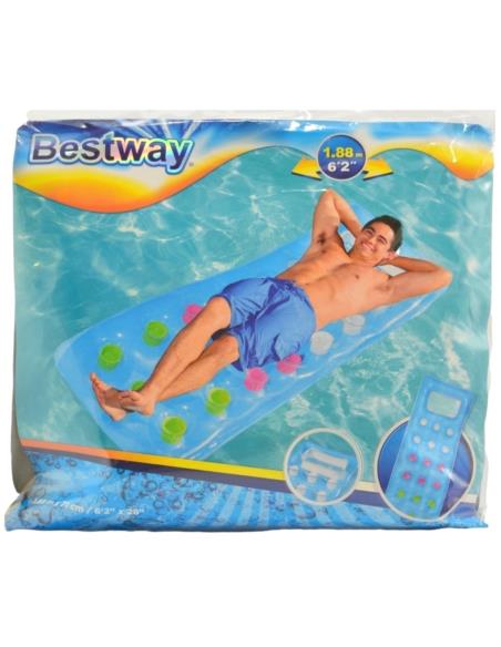 Materac matowy 188x71cm kolor 43040 Bestway mix