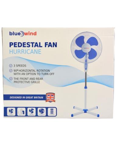 Wentylator stojący Blue Wind 45W "