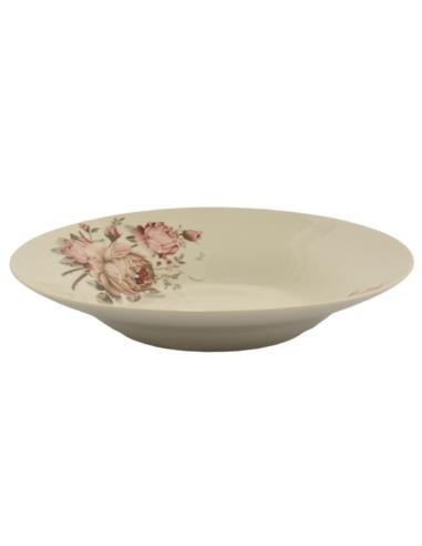 Talerz Róża głęboki 19cm ceramiczny 36631