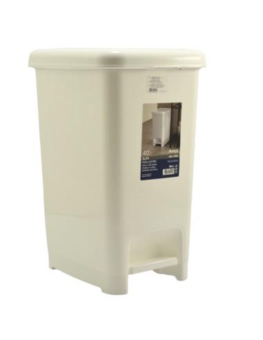 Kosz na śmieci z pedałem 40L Slim 044 mix