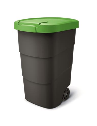 Pojemnik na śmieci Wheeler 110L zielony NBWB110