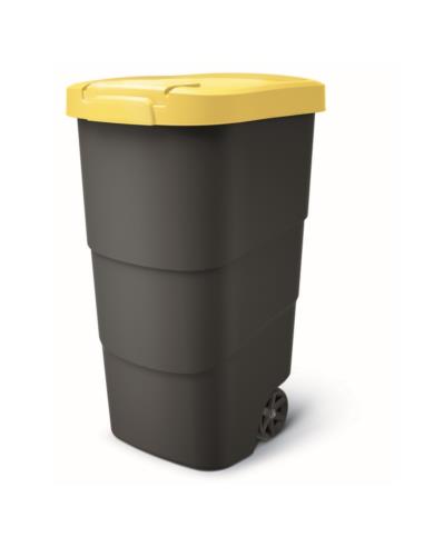 Pojemnik na śmieci Wheeler 110L żółty NBWB110