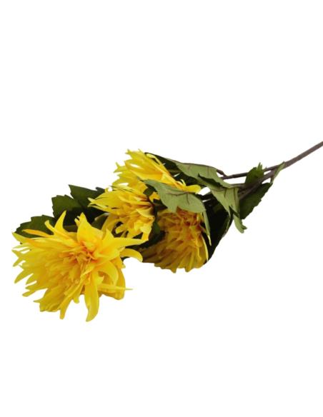 Kwiat sztuczny chryzantema bukiet 75cm K174-m1 mix