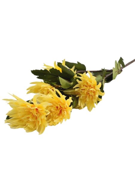 Kwiat sztuczny chryzantema bukiet 75cm K174-m1 mix