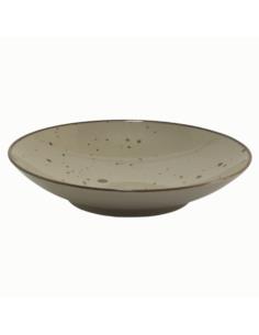 Talerz Bogucice Cottage Grey głęboki 22cm