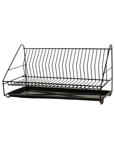 Suszarka do naczyń 1-poziomowa 50cm czarna