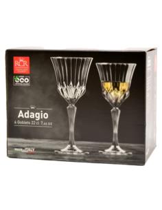 Kieliszki do wina 220ml 6szt Adagio RCR 2