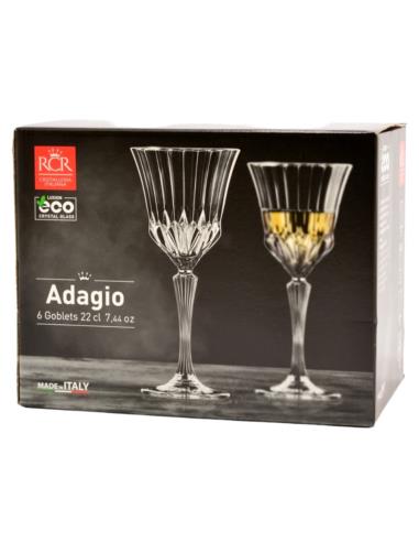 Kieliszki do wina 220ml 6szt Adagio RCR