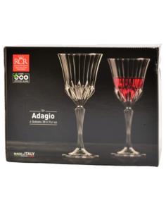 Kieliszki do wina 280ml 6szt Adagio RCR 2
