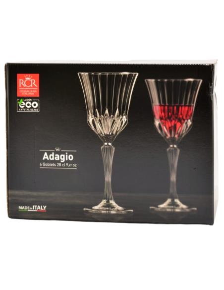 Kieliszki do wina 280ml 6szt Adagio RCR
