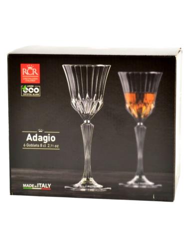 Kieliszki do likieru 80ml 6szt Adagio RCR