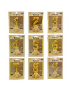 Balon Cyfra 0-9 100cm ASG21159 mix