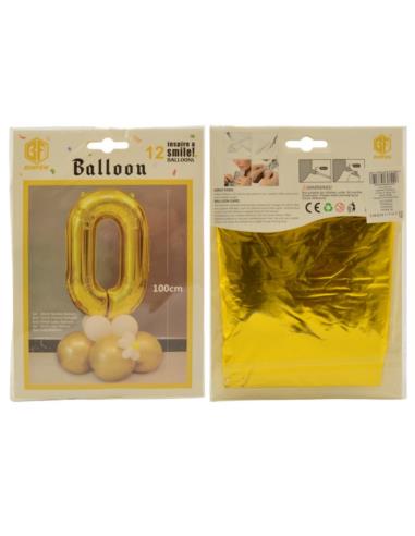 Balon Cyfra 0-9 100cm ASG21159 mix