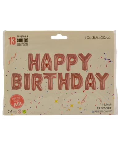 Balony 13szt Happy Birthday AS08983 mix