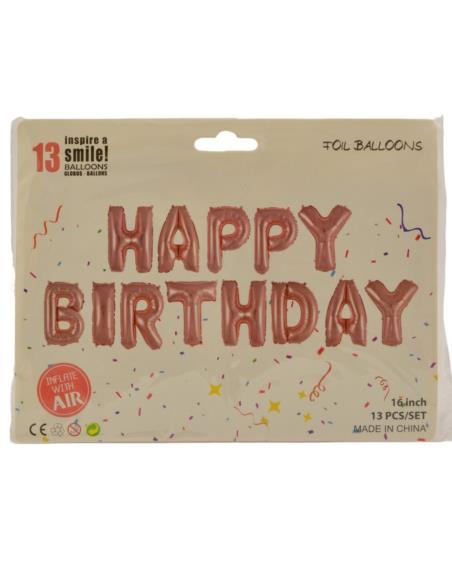 Balony 13szt Happy Birthday AS08983 mix