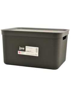 Pojemnik Deco Box 16L plastikowy antracyt 105230