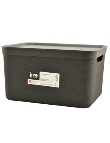 Pojemnik Deco Box 16L plastikowy antracyt 105230