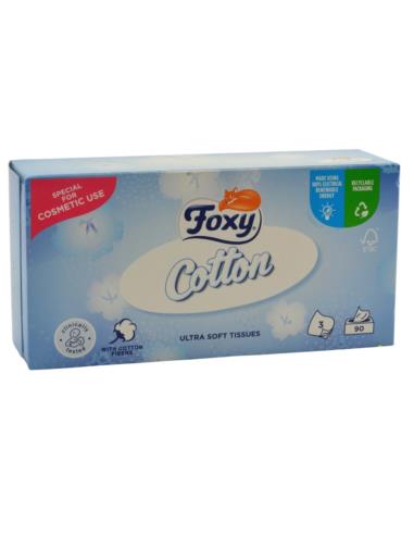 Chusteczki higieniczne Foxy Cotton kartonik A90