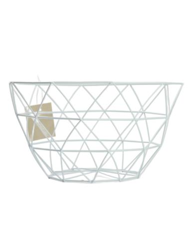 Koszyk na owoce metalowy 26x6x14cm 23KA-214