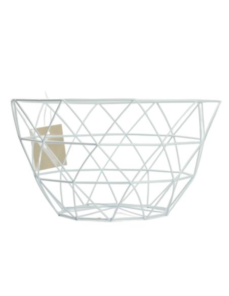 Koszyk na owoce metalowy 26x6x14cm 23KA-214