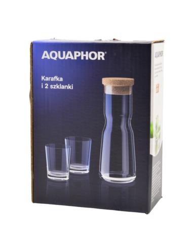 Karafka + 2 szklanki Aquaphor 1000ml
