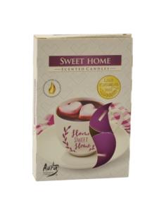 Świeca Tealight Sweet Home 6 sztuk