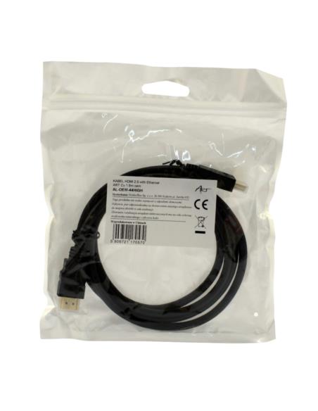 Kabel HDMI 2,0 1,5m gold